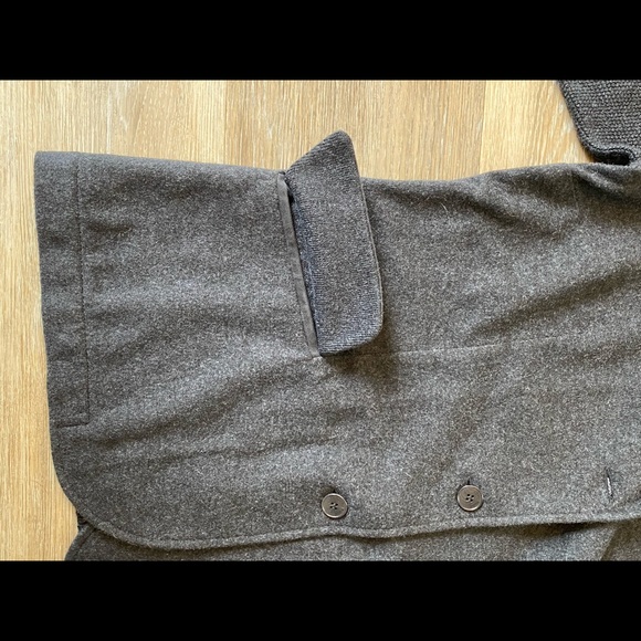 Loro Piana Custom Charcoal Gray Cardigan
